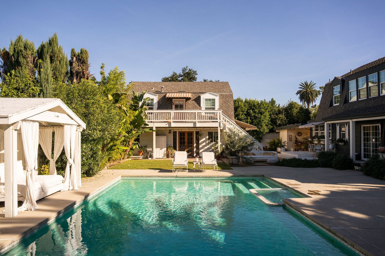 The Perry Farmhouse in Van Nuys, A Rare Rustic Compound