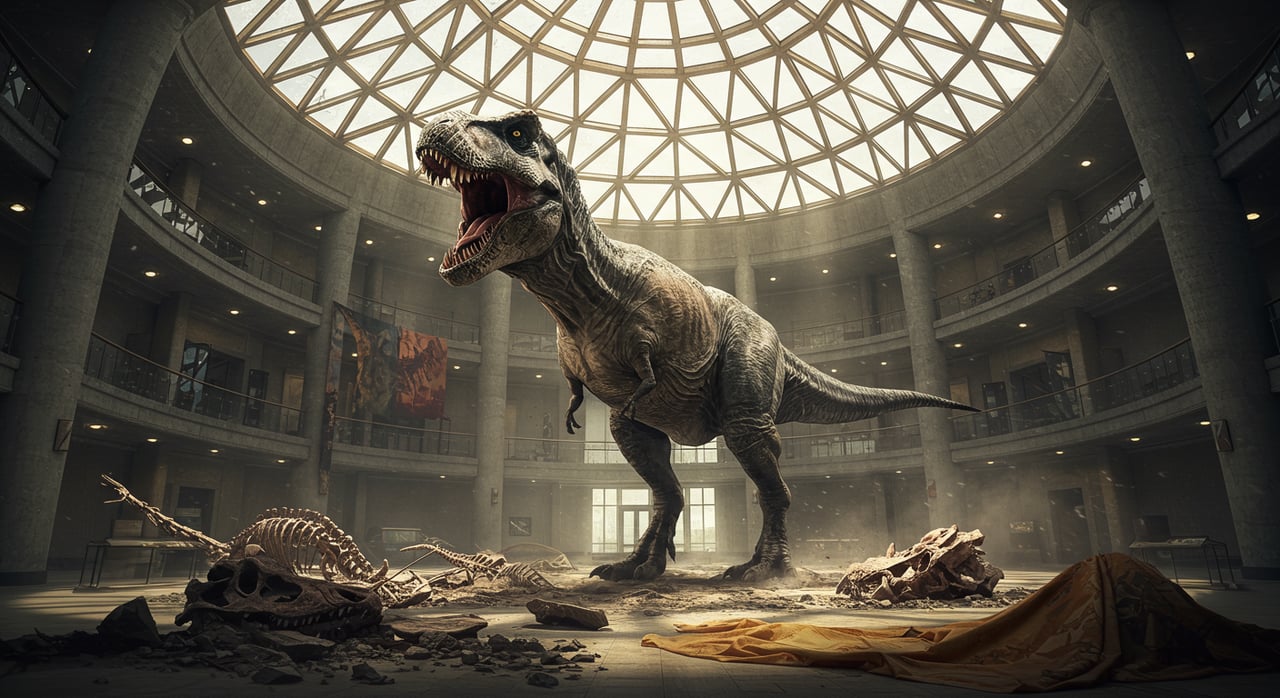 T-rex Comes Alive in the Park!