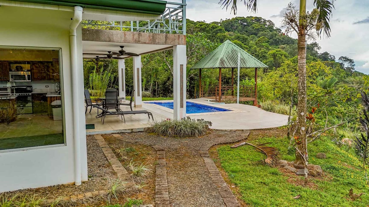 3-Bed Ocean View Home Near Ojochal, Costa Rica | 2.75 Acre Jungle Property