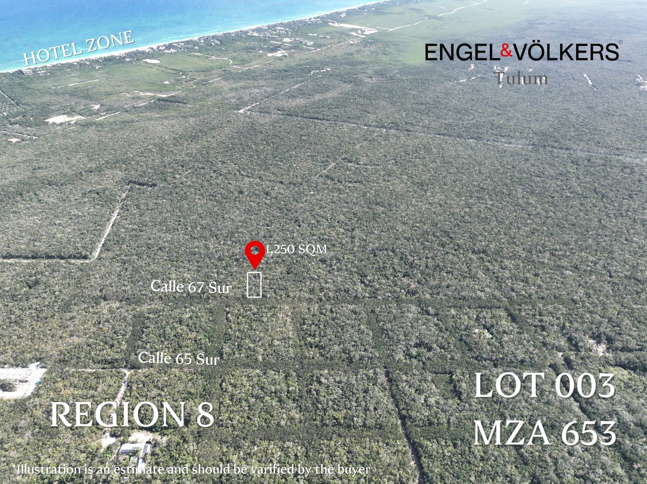 Region 8 Tulum Lot for Sale | PE/rs Zoning Near the Beach
