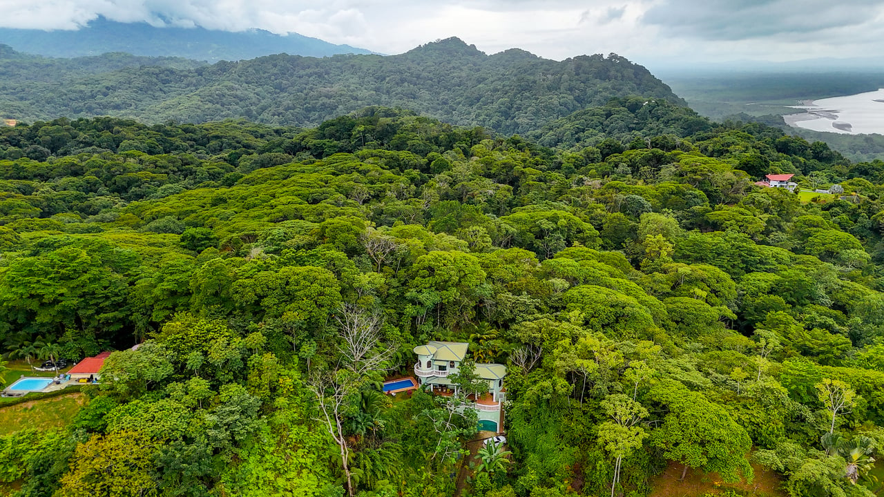 Ocean View Home for Sale in Ojochal with Pool & Jungle Views