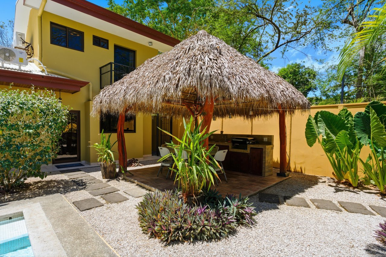 Casa Plumeria | Tropical 4-Bedroom Retreat with Pool Just Steps to Potrero Beach