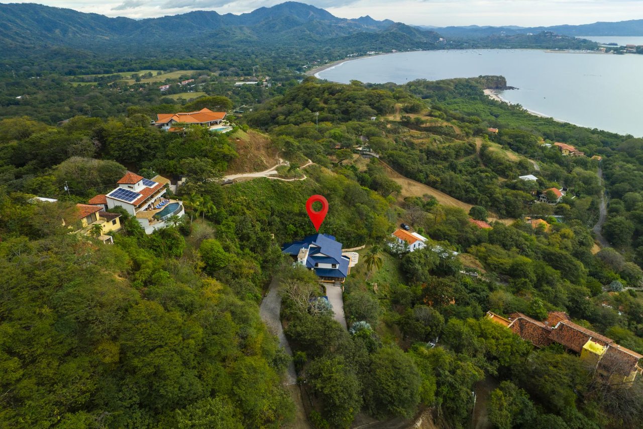 Casa Nikita | 4-Bedroom Ocean View Villa with Pool Near Potrero Beach