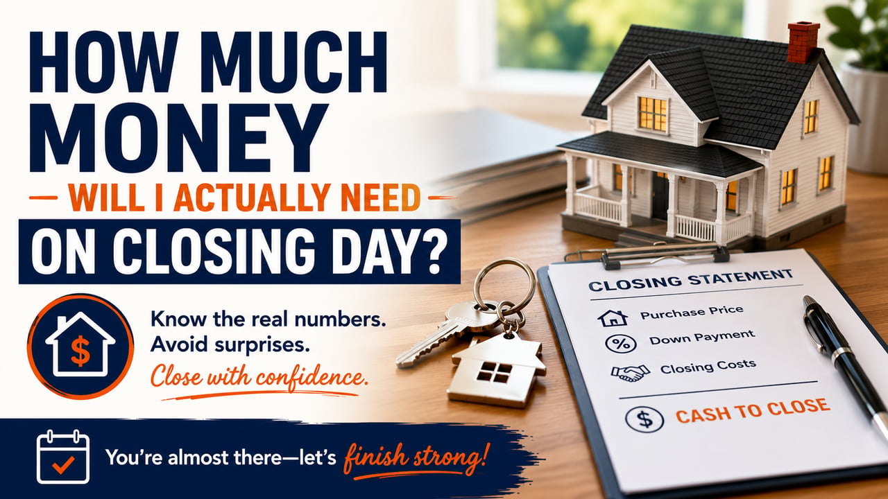 How Much Money Will I Actually Need on Closing Day?
