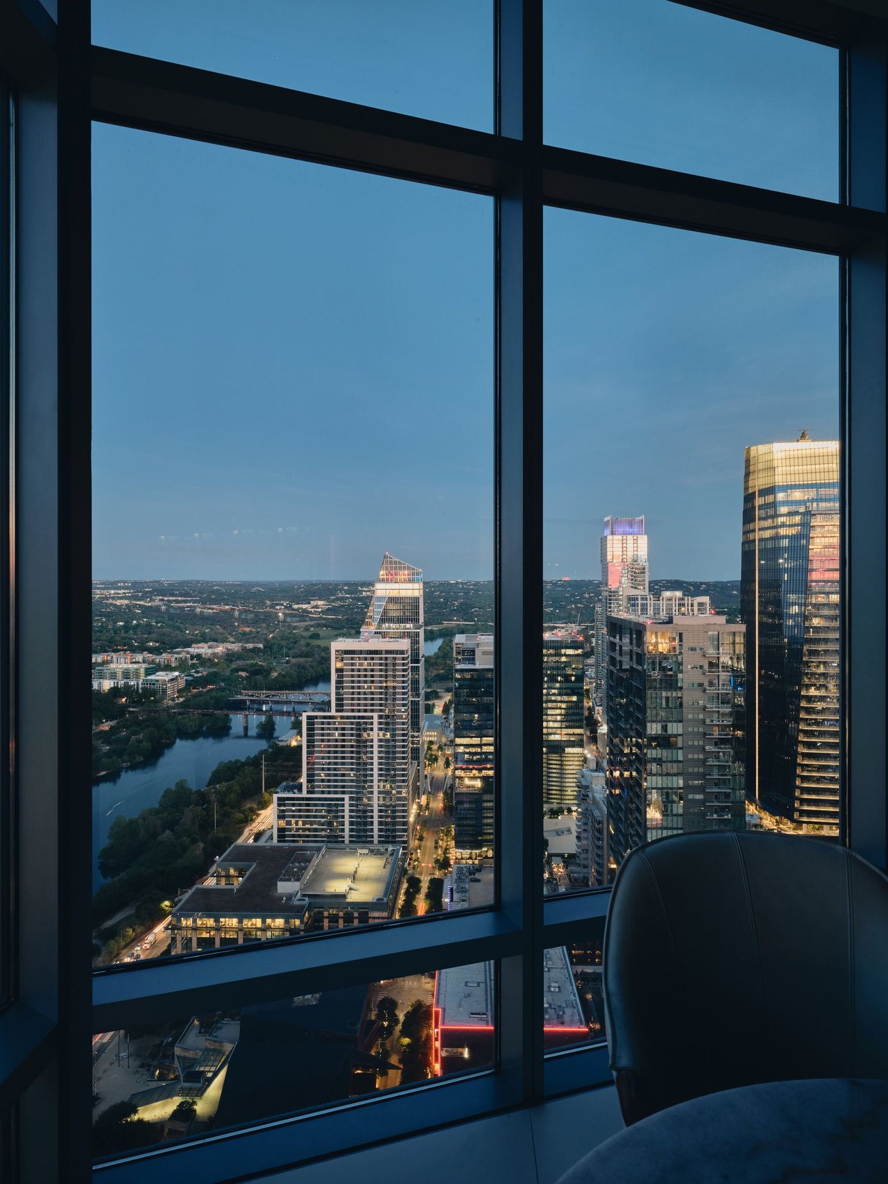 Panoramic Views of Living Art at The Austonian
