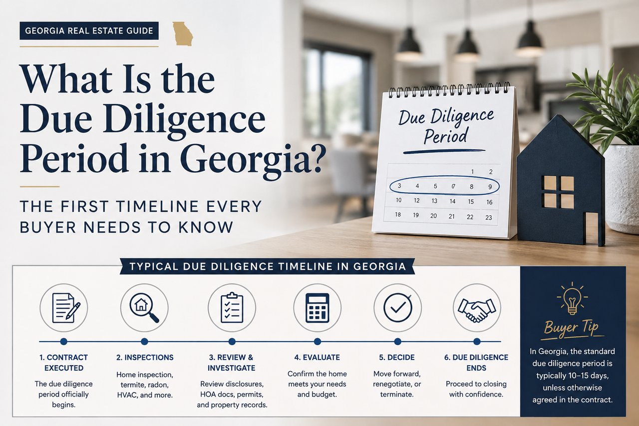 What Is the Due Diligence Period in Georgia? The First Timeline Every Buyer Needs to Know cover