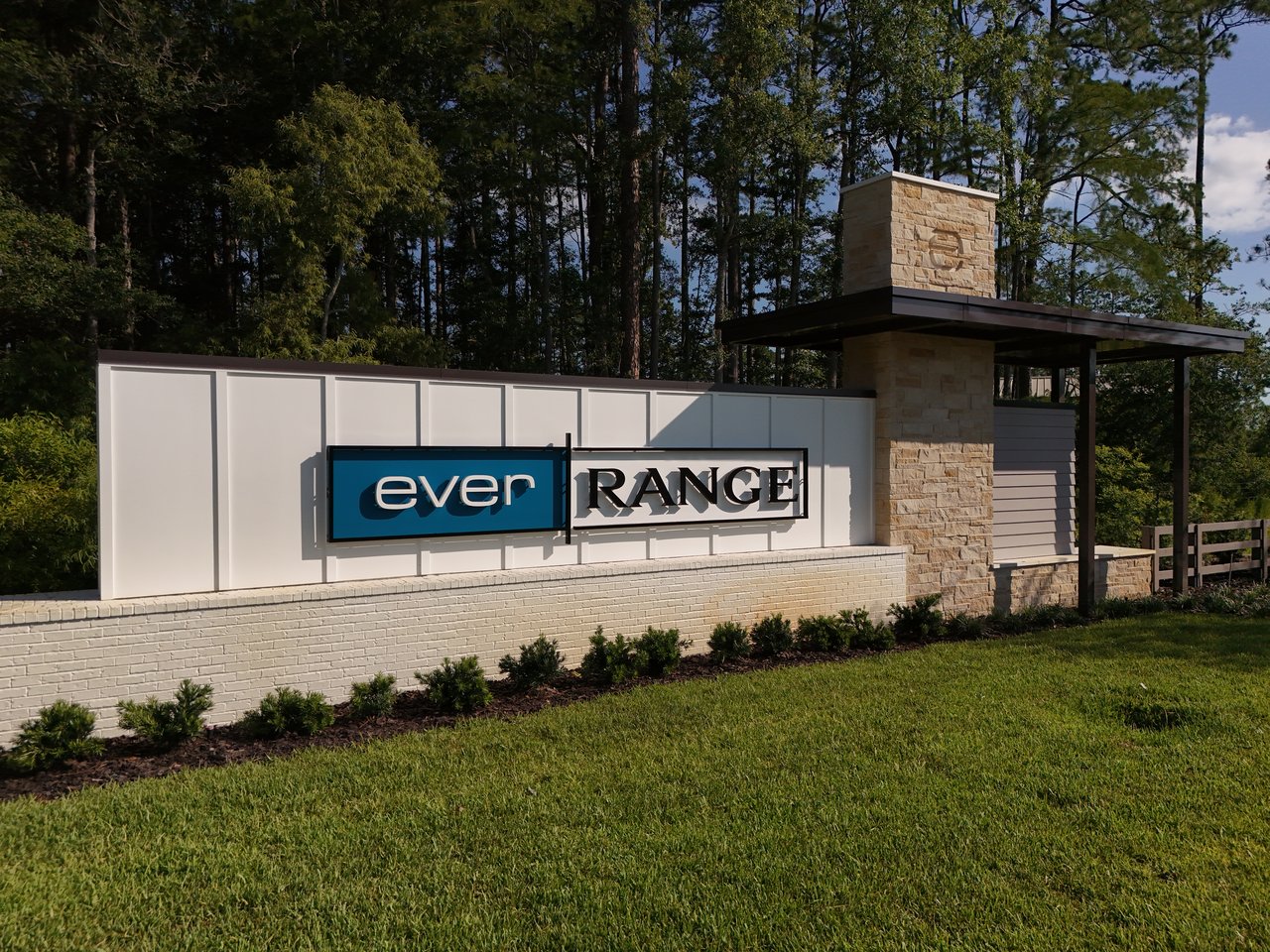 EverRange Community Entrance Sign Jacksonville FL