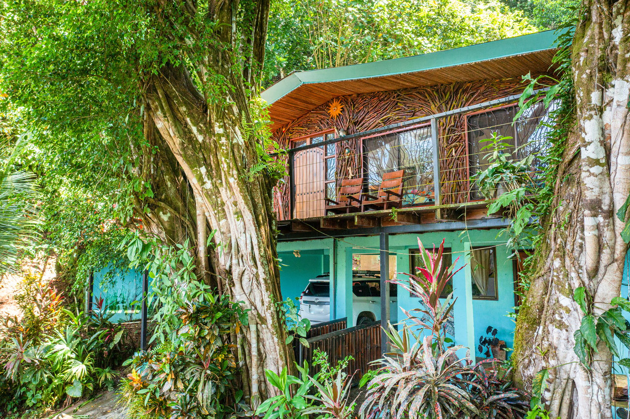 0.15 ACRES – 2 Bedroom Artistic River Home In The Rainforest!!!