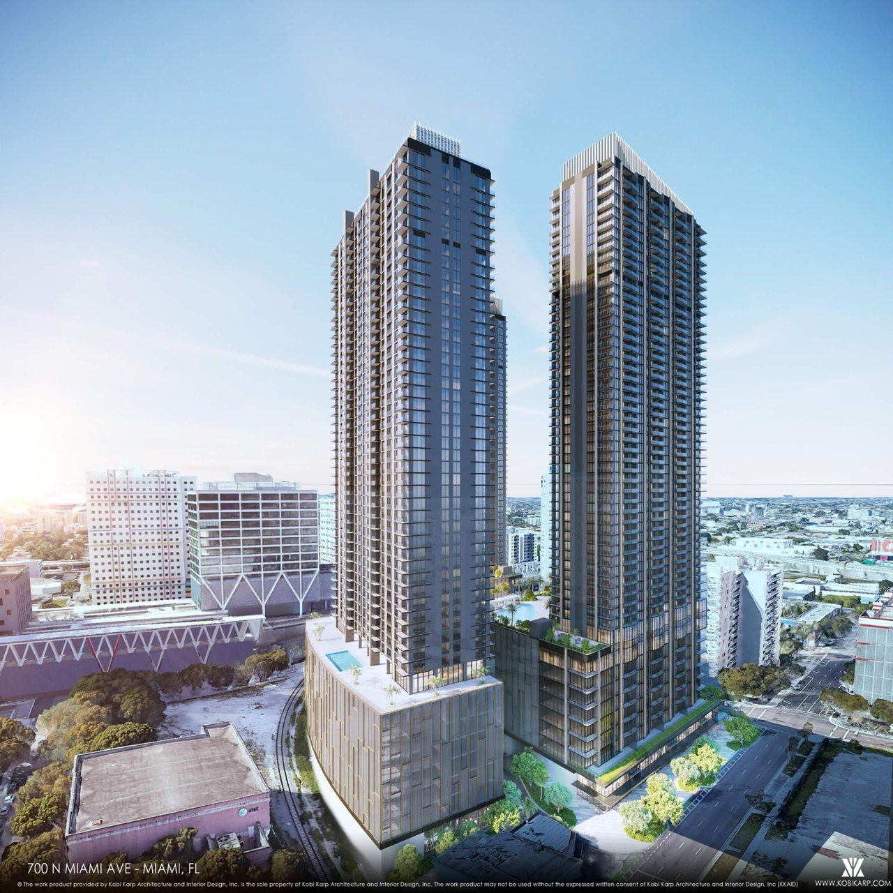 July 2025 Downtown Miami Apartment Tower with 894 Units Enters Sixth Review Cycle
