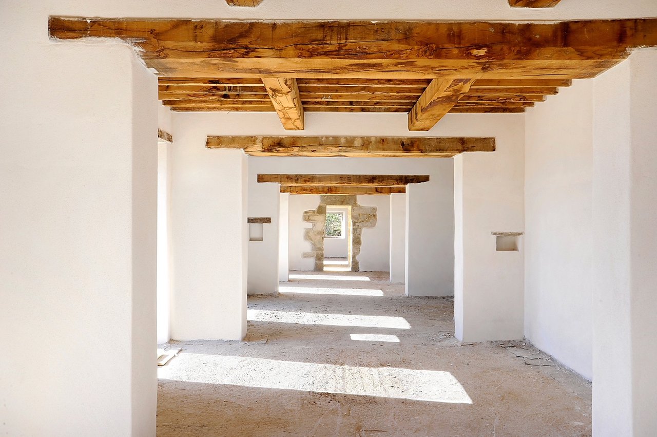 Reconstructed Italian Country House