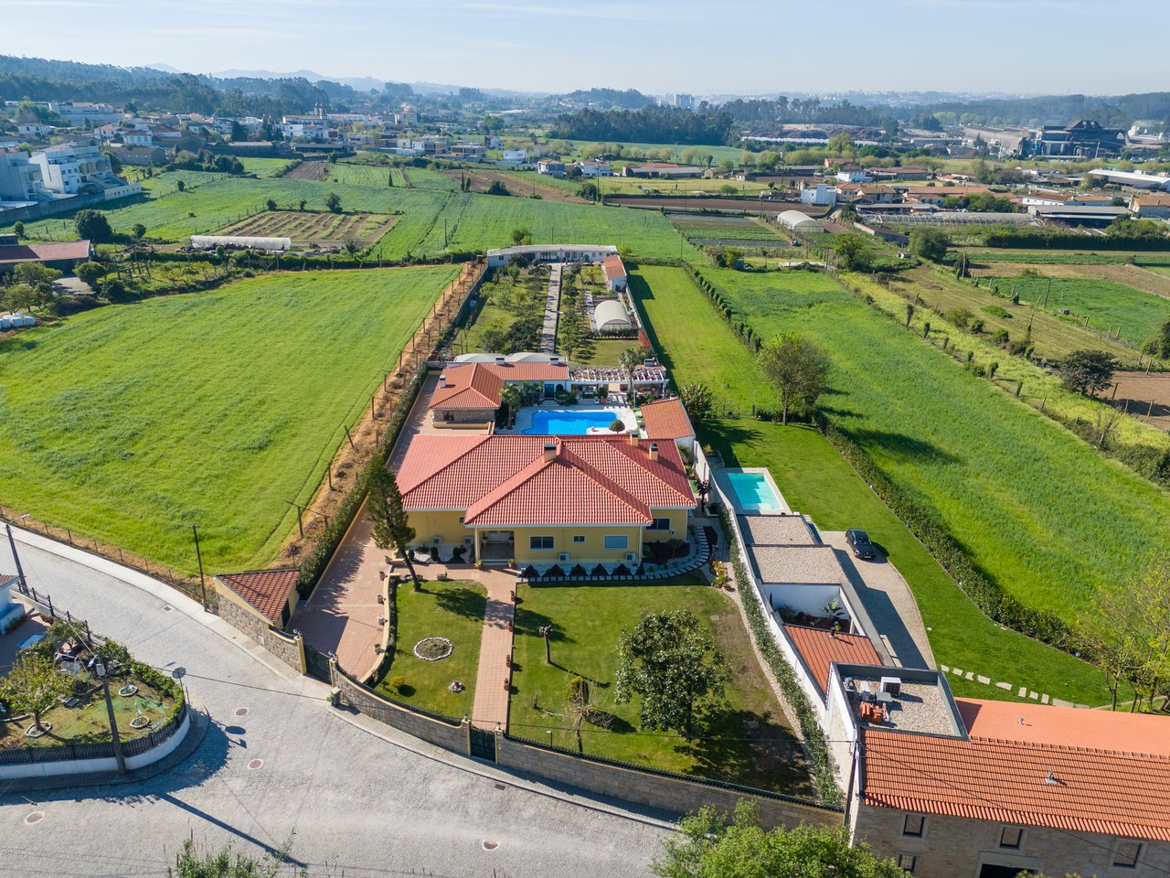 Exceptional Renovated Estate with 4 Residences, Pool & Orchard Near Porto