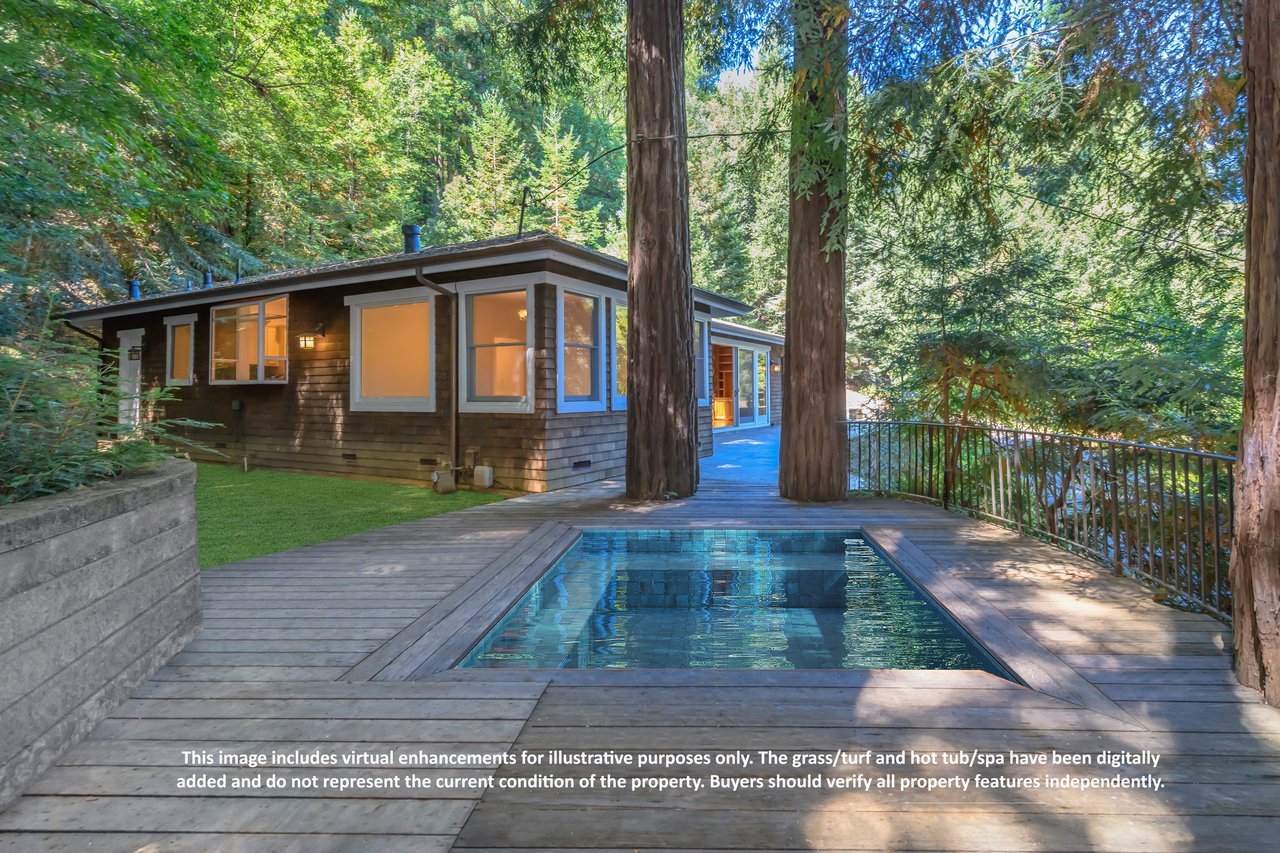 Enchanted Single-Level Haven Among the Redwoods