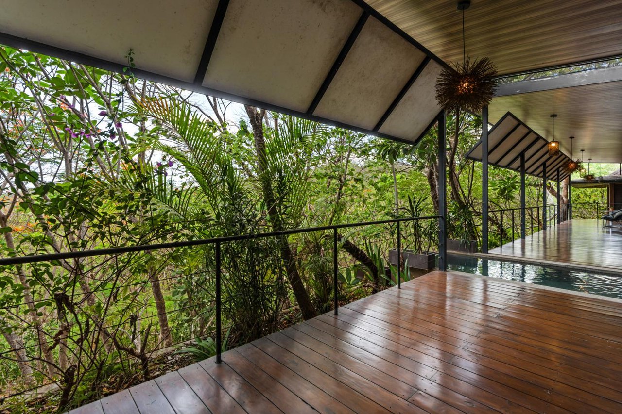 Casa Escondida | Luxury Jungle Estate with 3 Residences, 3 Pools & Income Potential Near Tamarindo