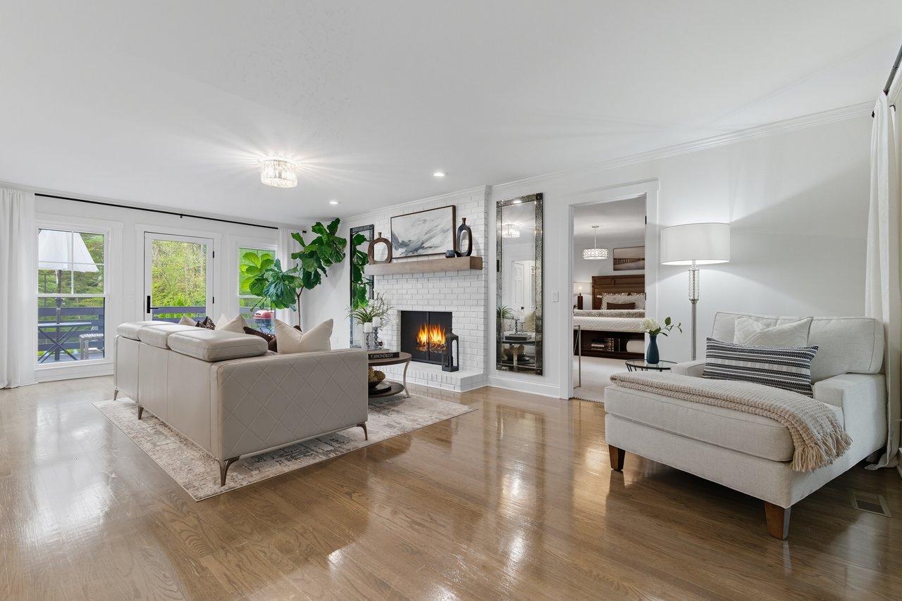 Living room of a luxury home