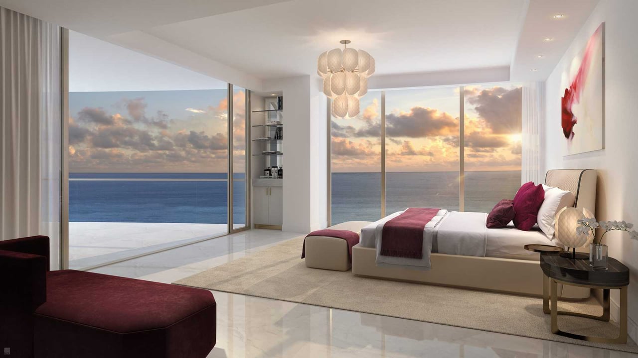 The Estates at Acqualina master bedroom 
