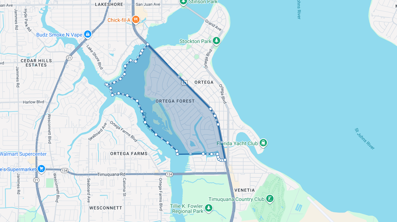 Ortega Forest Homes For Sale