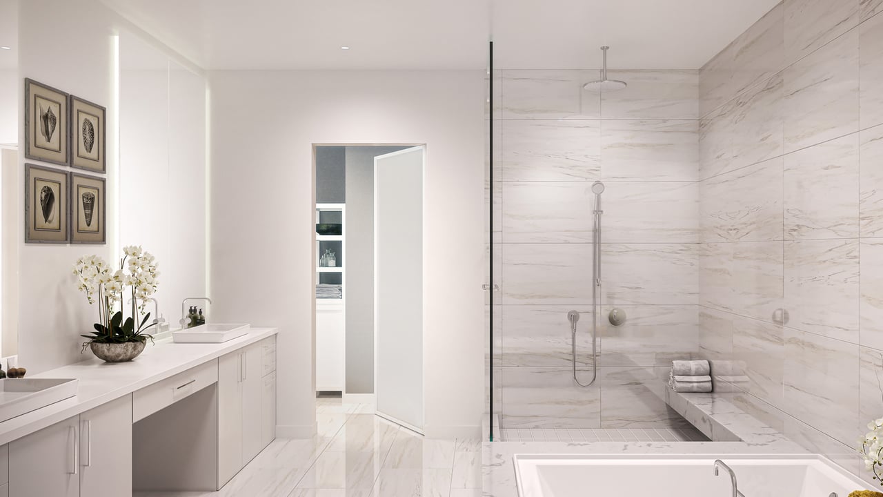 Selene Oceanfront Residences interior bathroom 