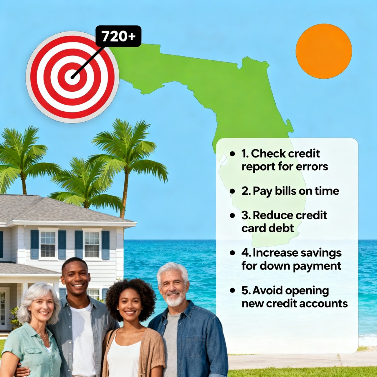 Tips for Improving Your Credit Score Before Buying a Home in Florida