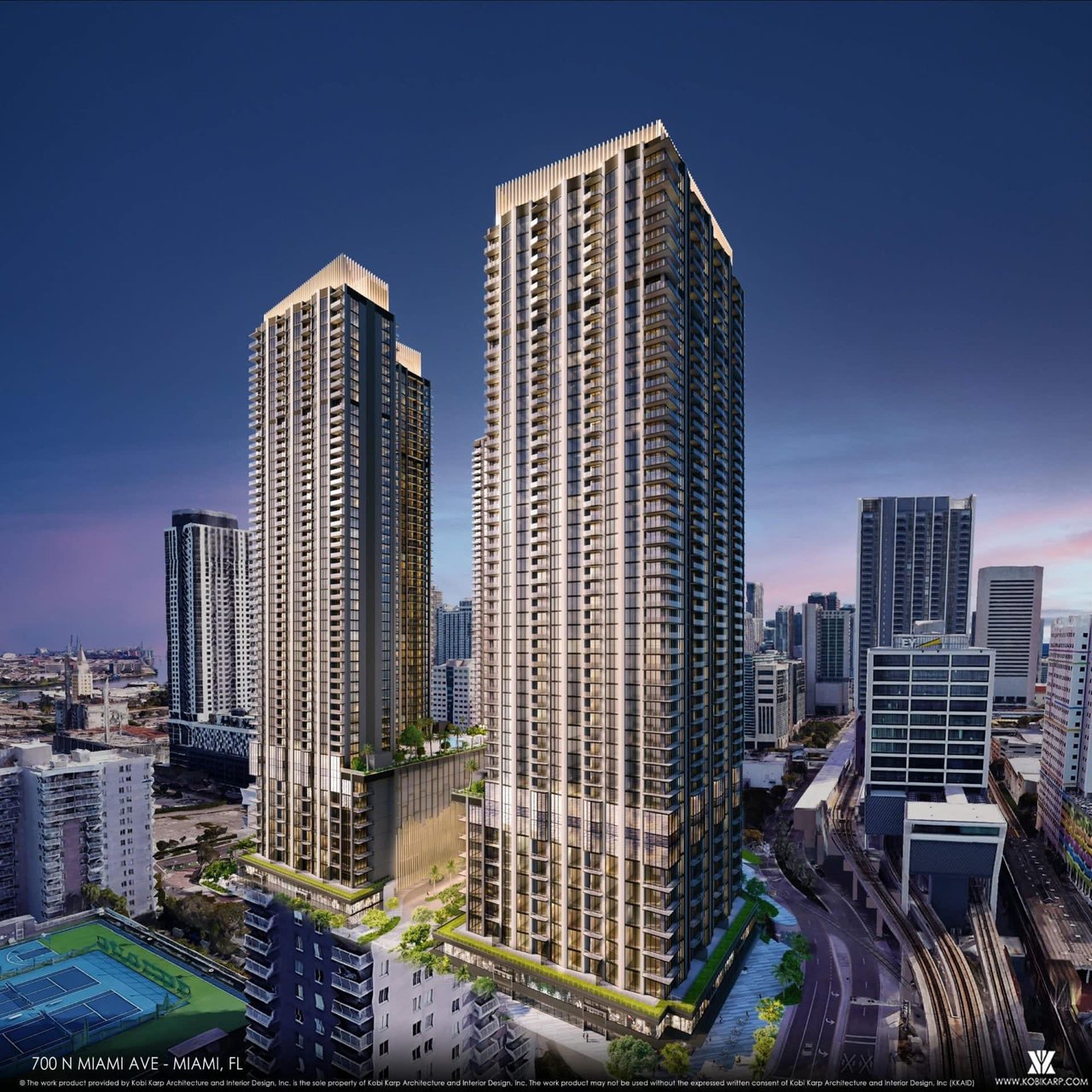 Zoning waivers have been approved for the Worldcenter Towers project, which will feature 2,350 residential units.
