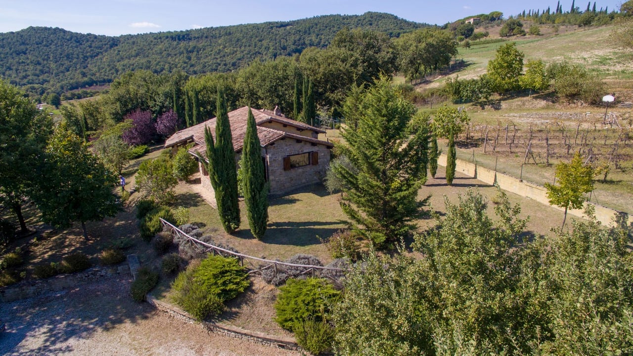Restored Charming Stone Villa Perched in Hills