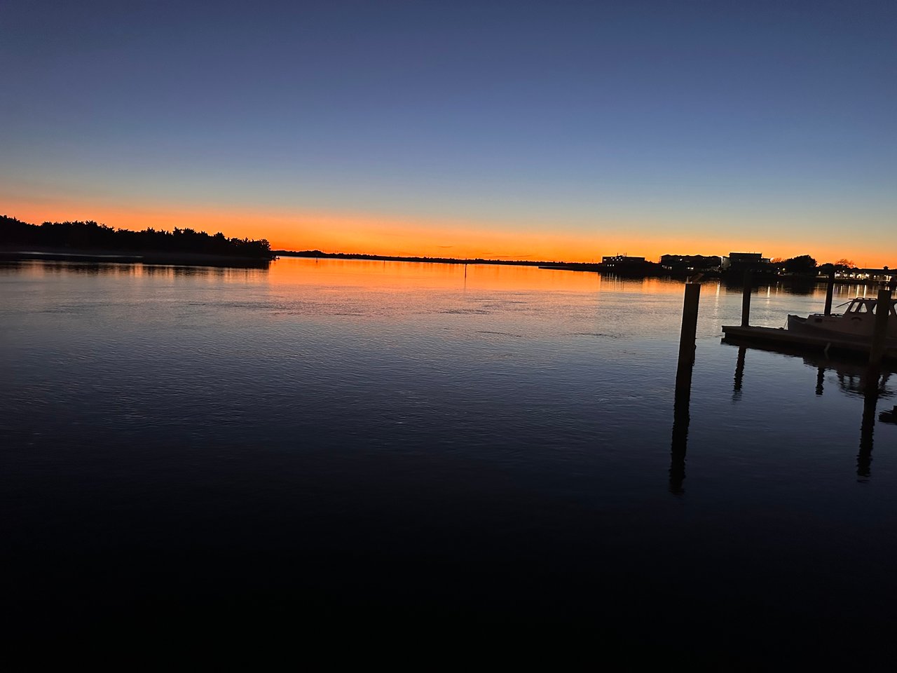 Front Street Beaufort NC Sunset