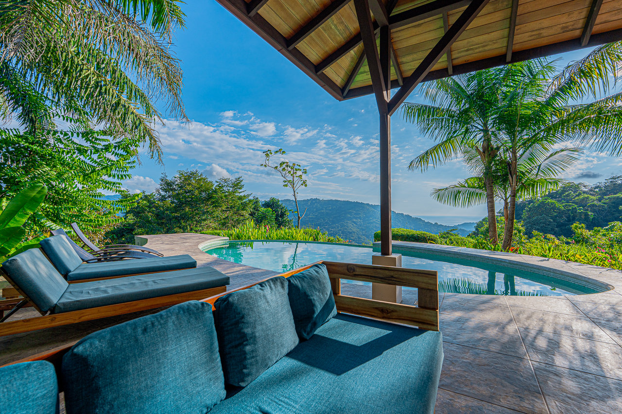 Sunset Ocean View Home on 2.6 Acres Platanillo