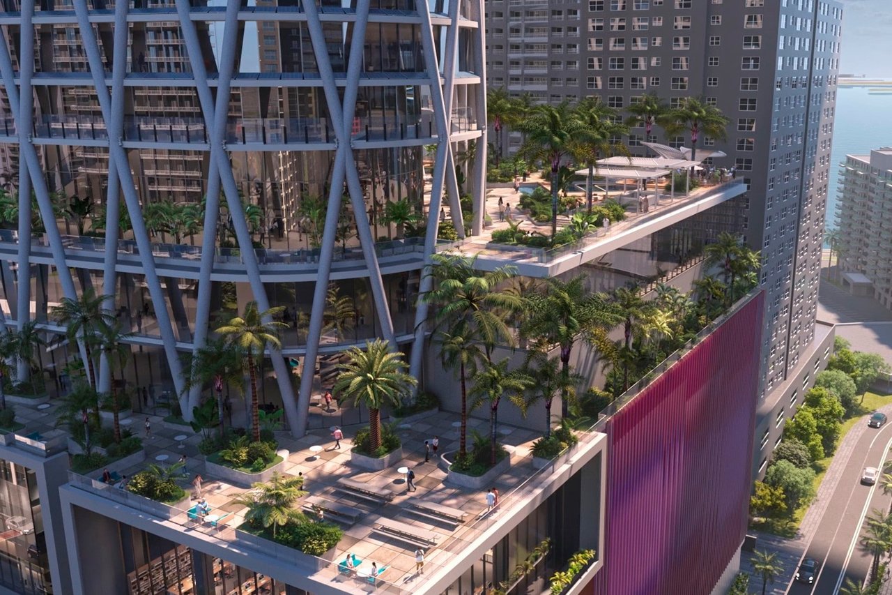 March 2025 | Photo: Demolition Underway at Brickell’s Santander Tower Site