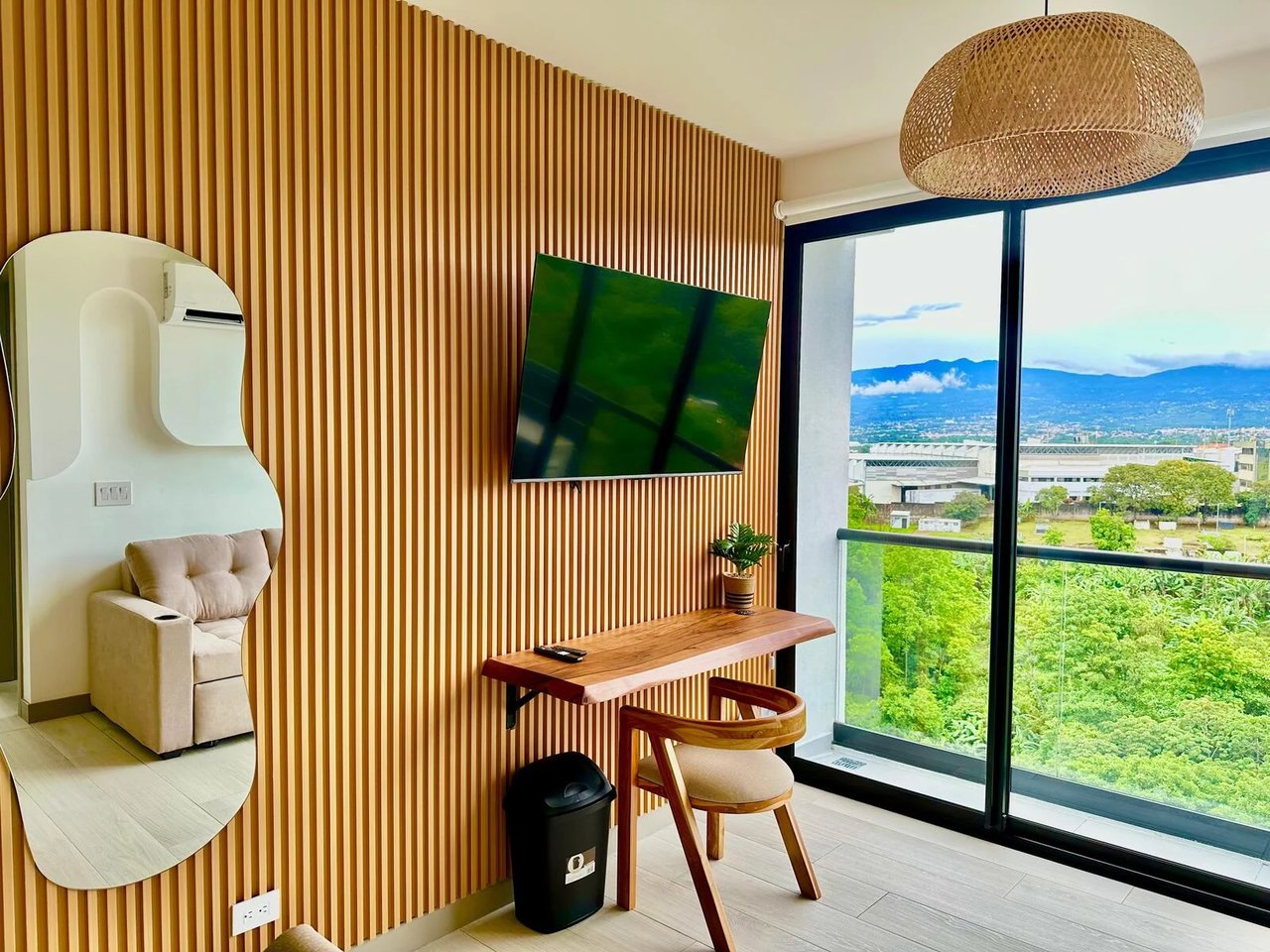 Furnished Urban Studio Condo, Sabana and Rohrmoser, San Jose