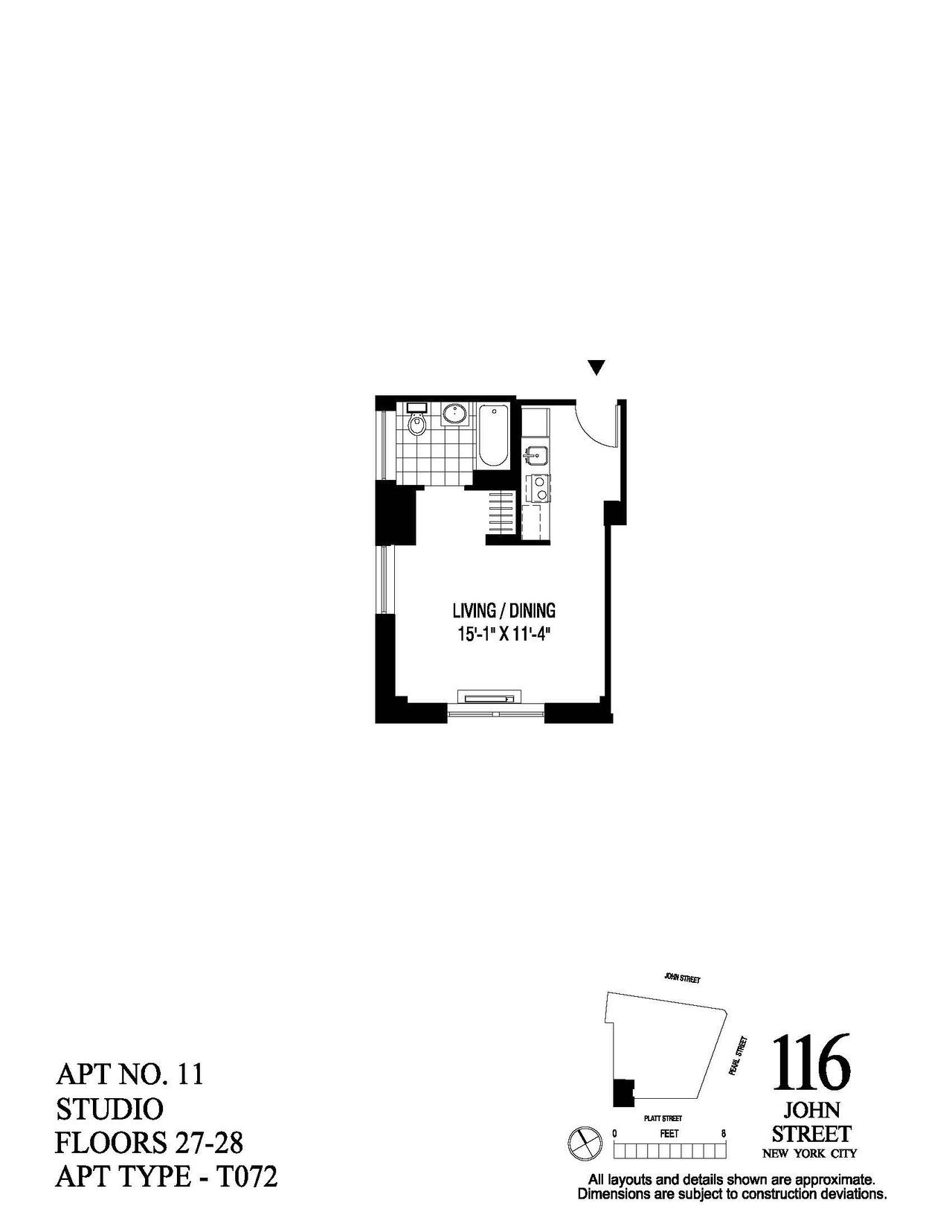 116 John Street, Apt 2711