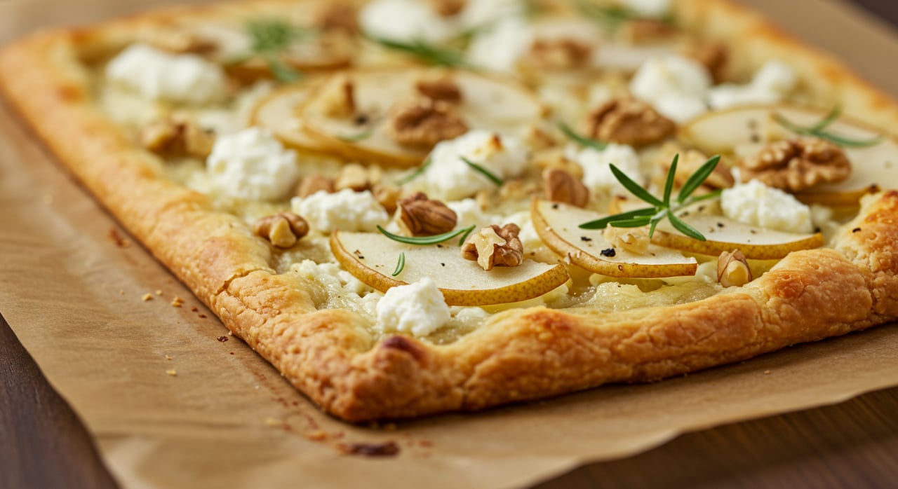 Pear and Gorgonzola Tart