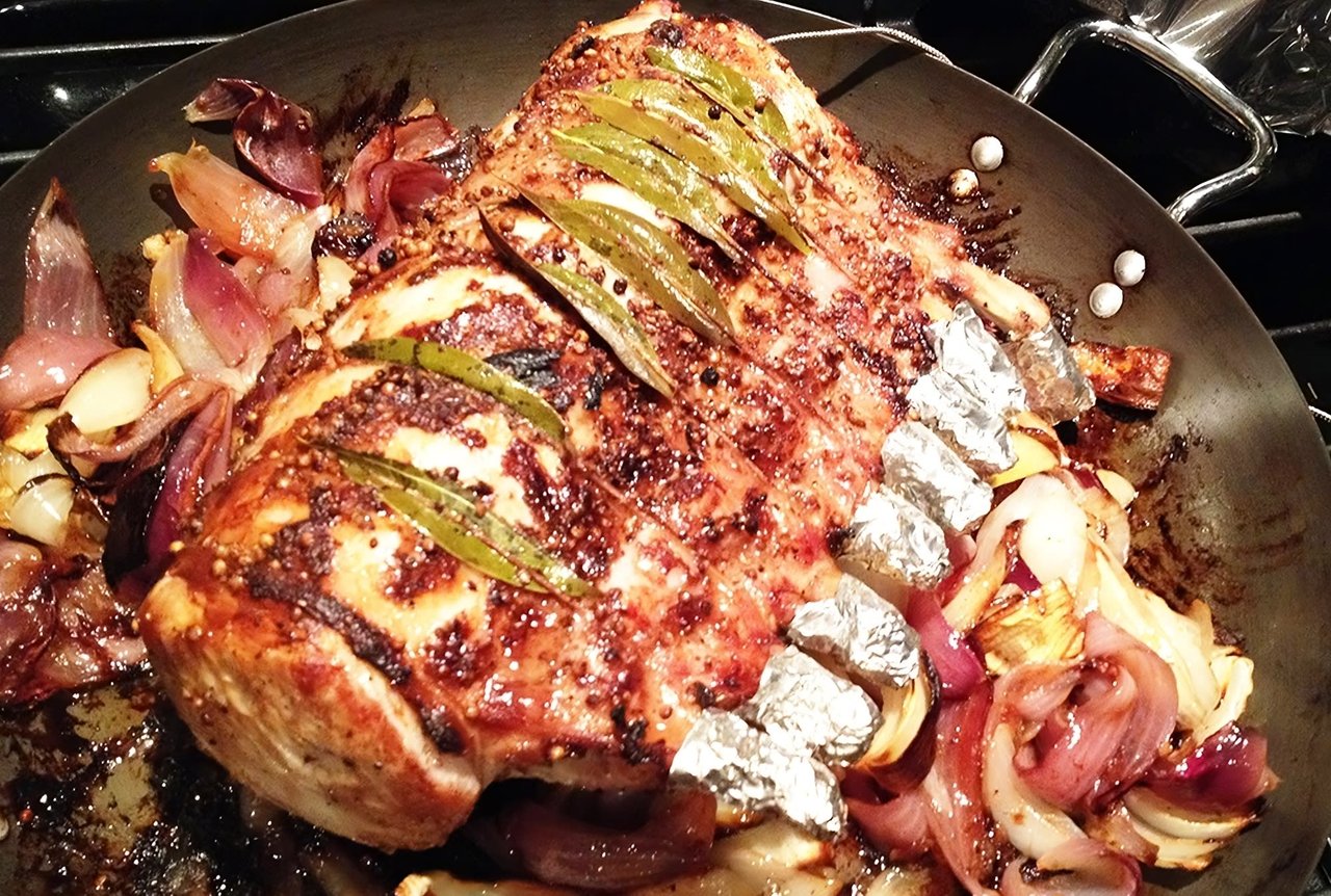 Cider-Brined Pork Roast