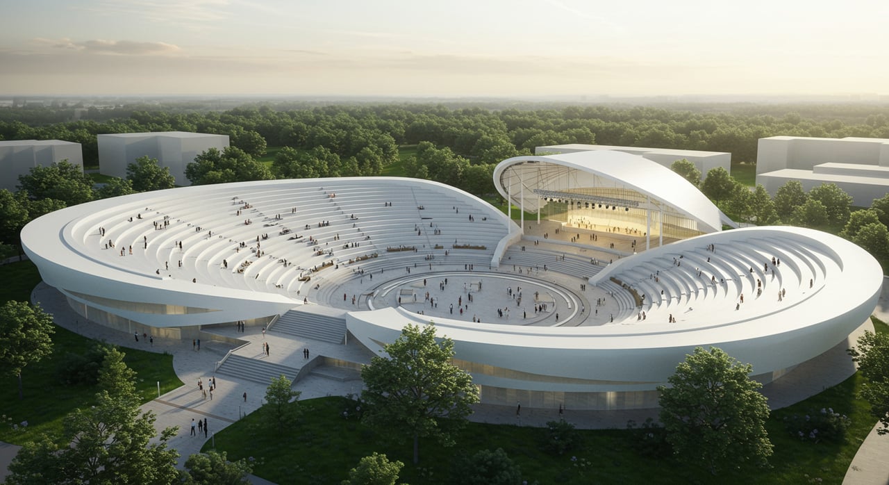 20,000-Seat Amphitheater in The Center of 71-Acre Entertainment & Residential Project Near Bee Cave