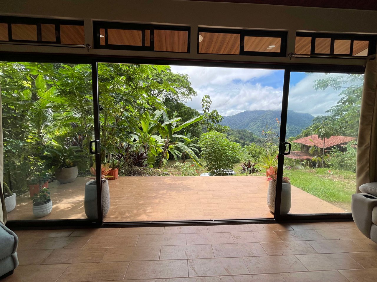 Costa Azul 120-degree Mountain View House With Costarican Wooden House as Lagniappe.