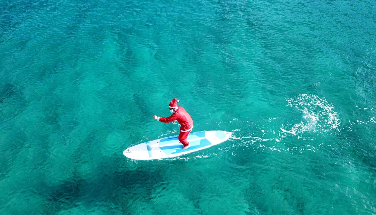 Pensacola Beach Surfin Santa Christmas Parade