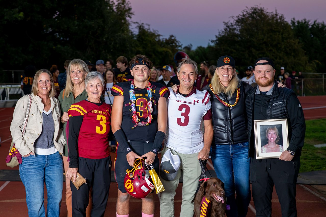 family senior night football game o'dea