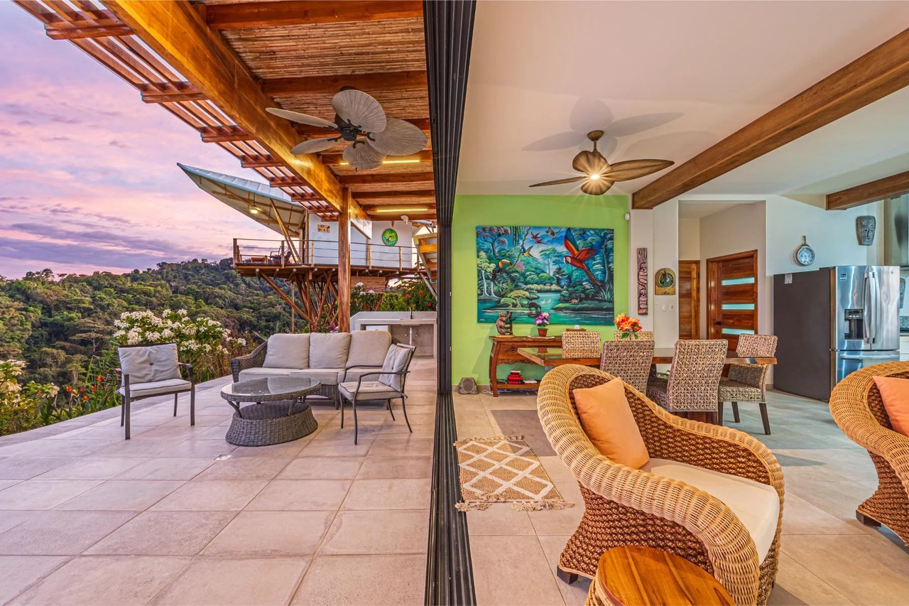 Modern Mountain View Estate, Manuel Antonio, Puntarenas
