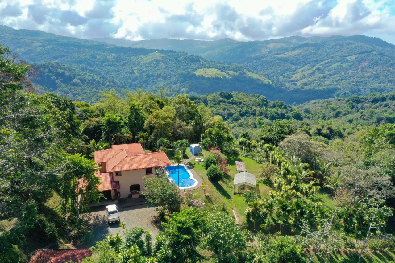 Platanillo Majestic Mountain and Ocean Views with Home on 5 Acres, 4 bedroom