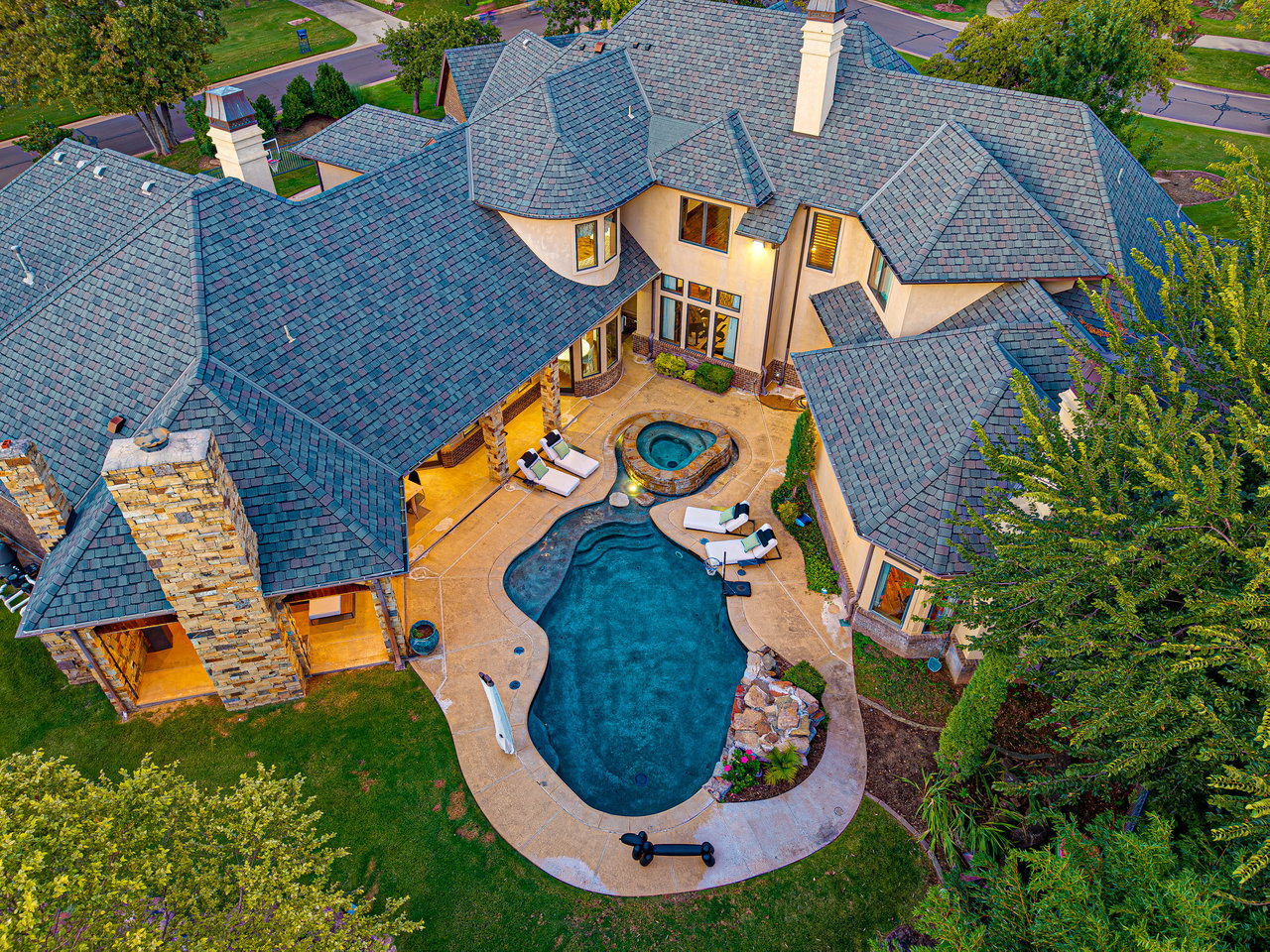 The Agency Oklahoma Listing of the Week in Stonemill - 11649 Mill Hollow Court in OKC - Wyatt Poindexter - The Agency 