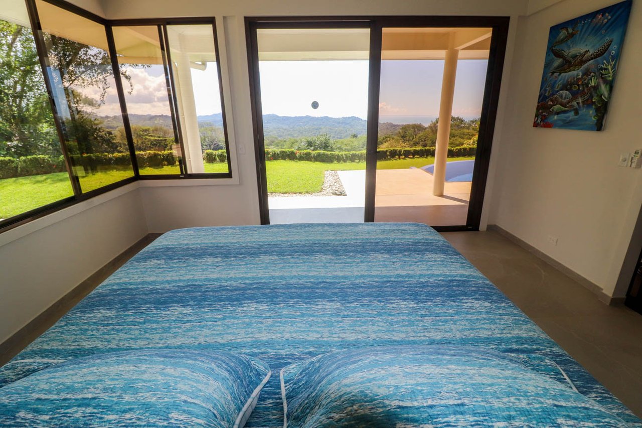 Private 2-Bed Hacienda with Ocean & Mountain Views, Pool & Development Potential in Ojochal