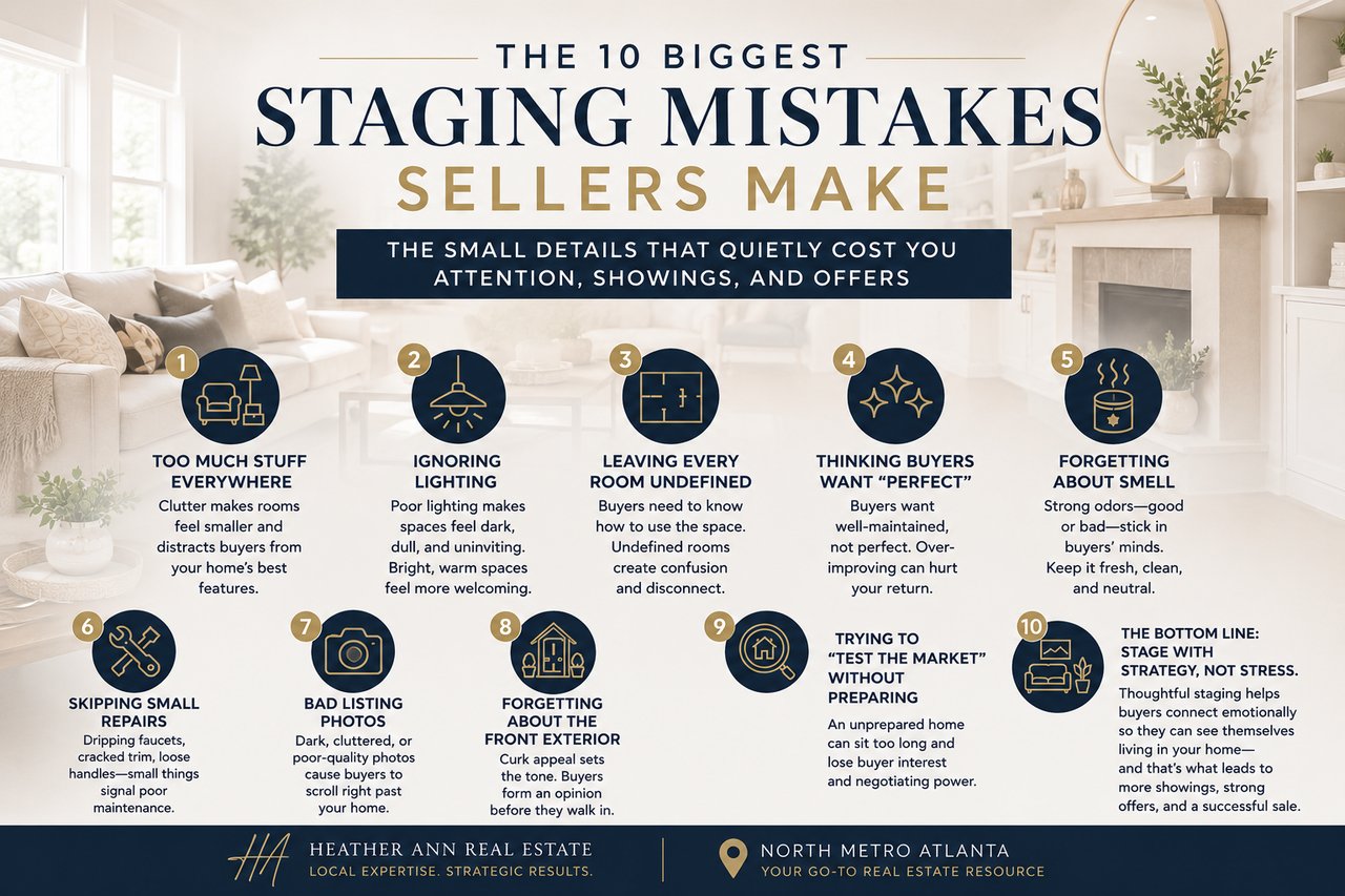 The Biggest Home Staging Mistakes Sellers Make Before Listing cover