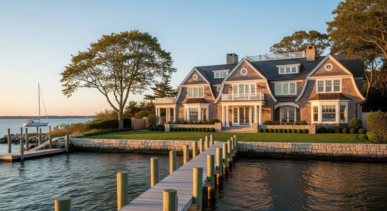 What Defines Greenwich Waterfront Homes?