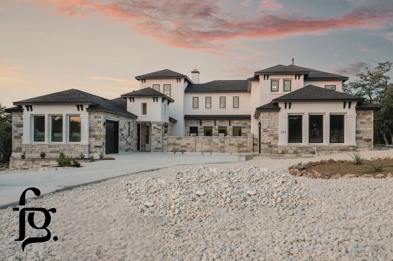 A modern residential exterior in West Austin reflecting a balanced and thoughtful home buying environment.