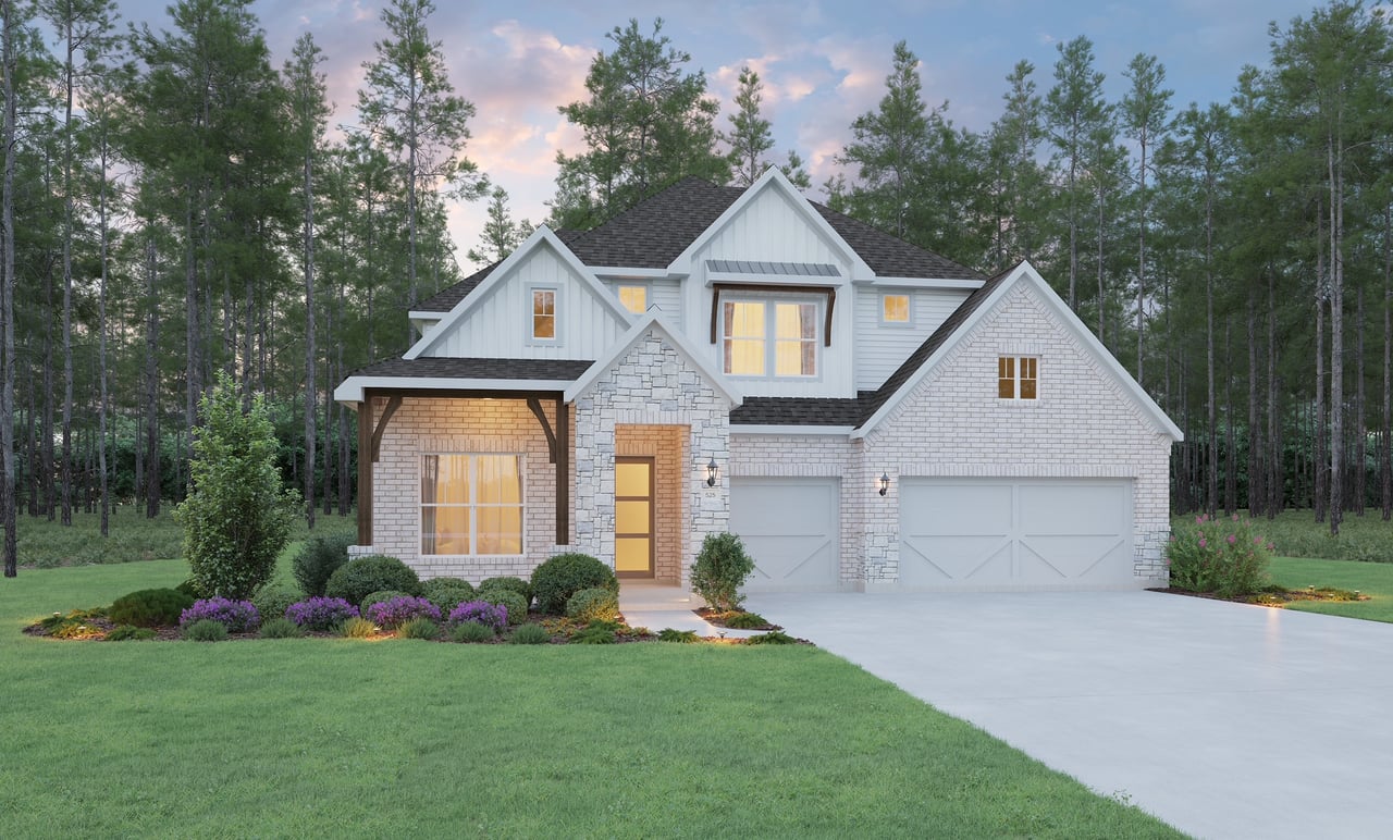 Custom new home in Wrenwood Estates