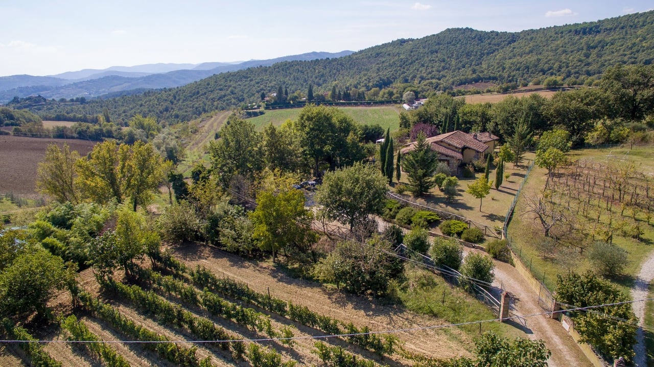 Restored Charming Stone Villa Perched in Hills