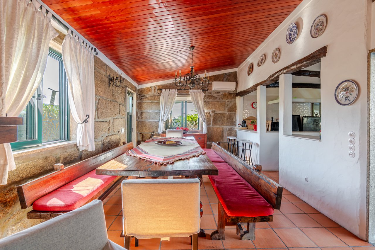 Exceptional Renovated Estate with 4 Residences, Pool & Orchard Near Porto