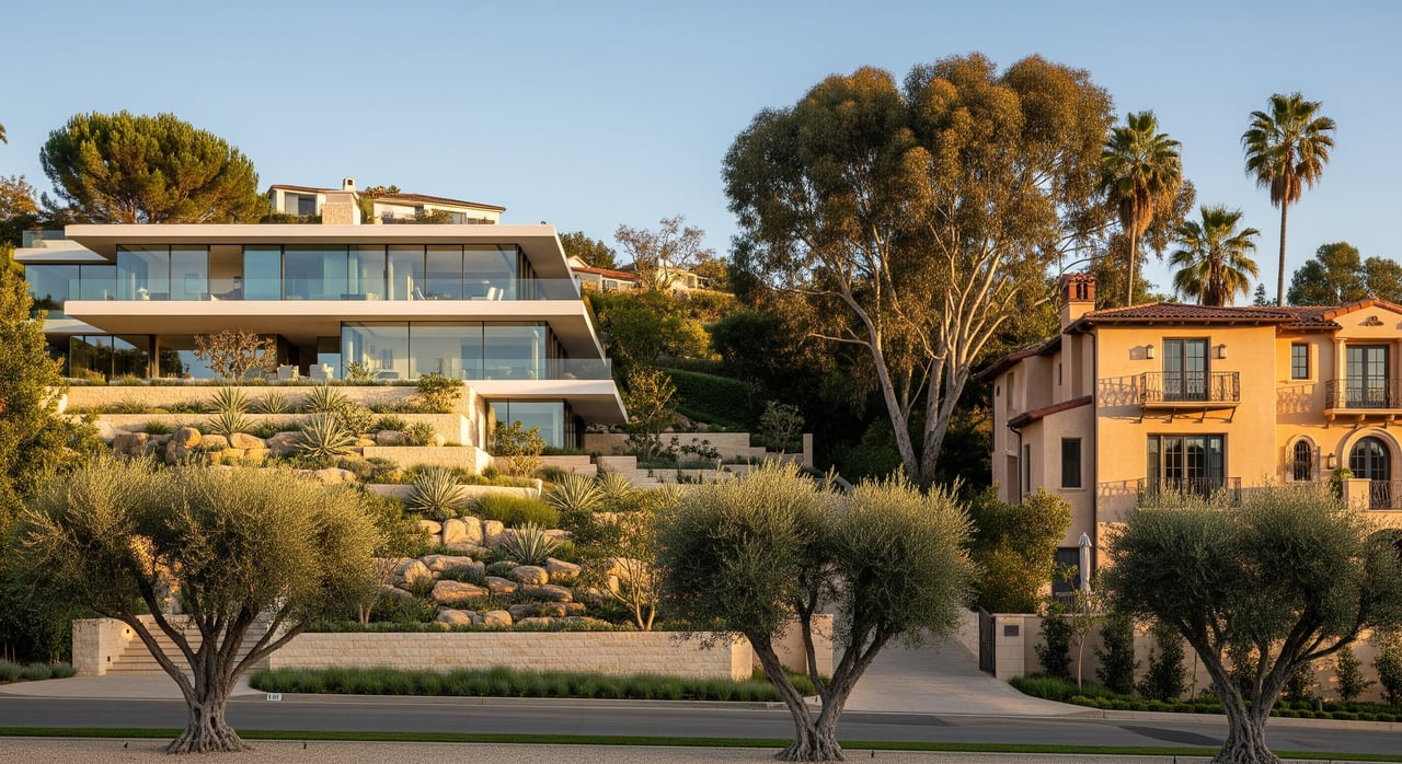 North vs. South of San Vicente in Brentwood