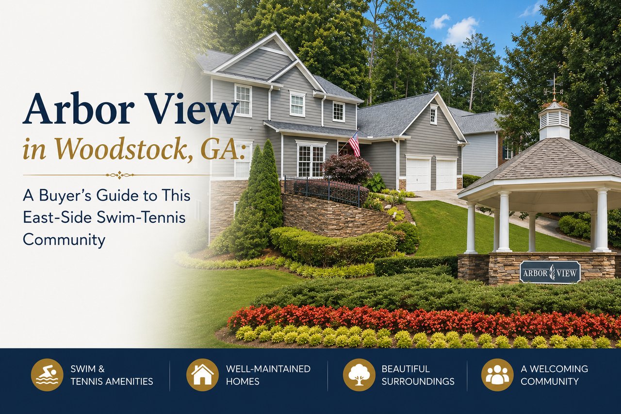Arbor View in Woodstock, GA: A Buyer's Guide to This East-Side Swim-Tennis Community cover