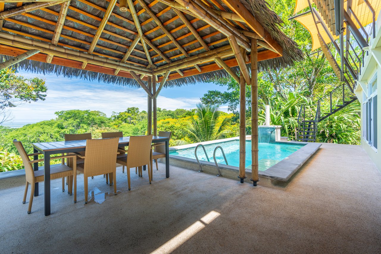 Casa Chiquita - Ocean View Retreat in the Heart of Ojochal – 3 Bed, 3 Bath with Pool, Fruit Trees & Prime Location