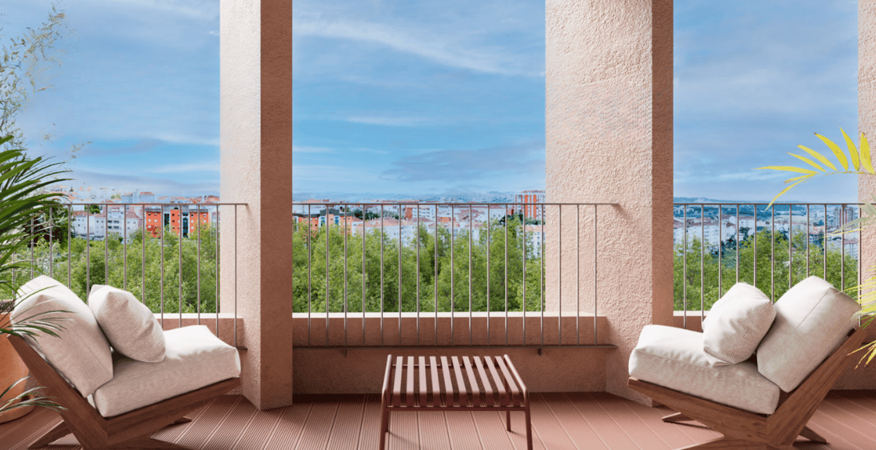 Contemporary 2-Bedroom Residence with Park Views and Expansive Balcony