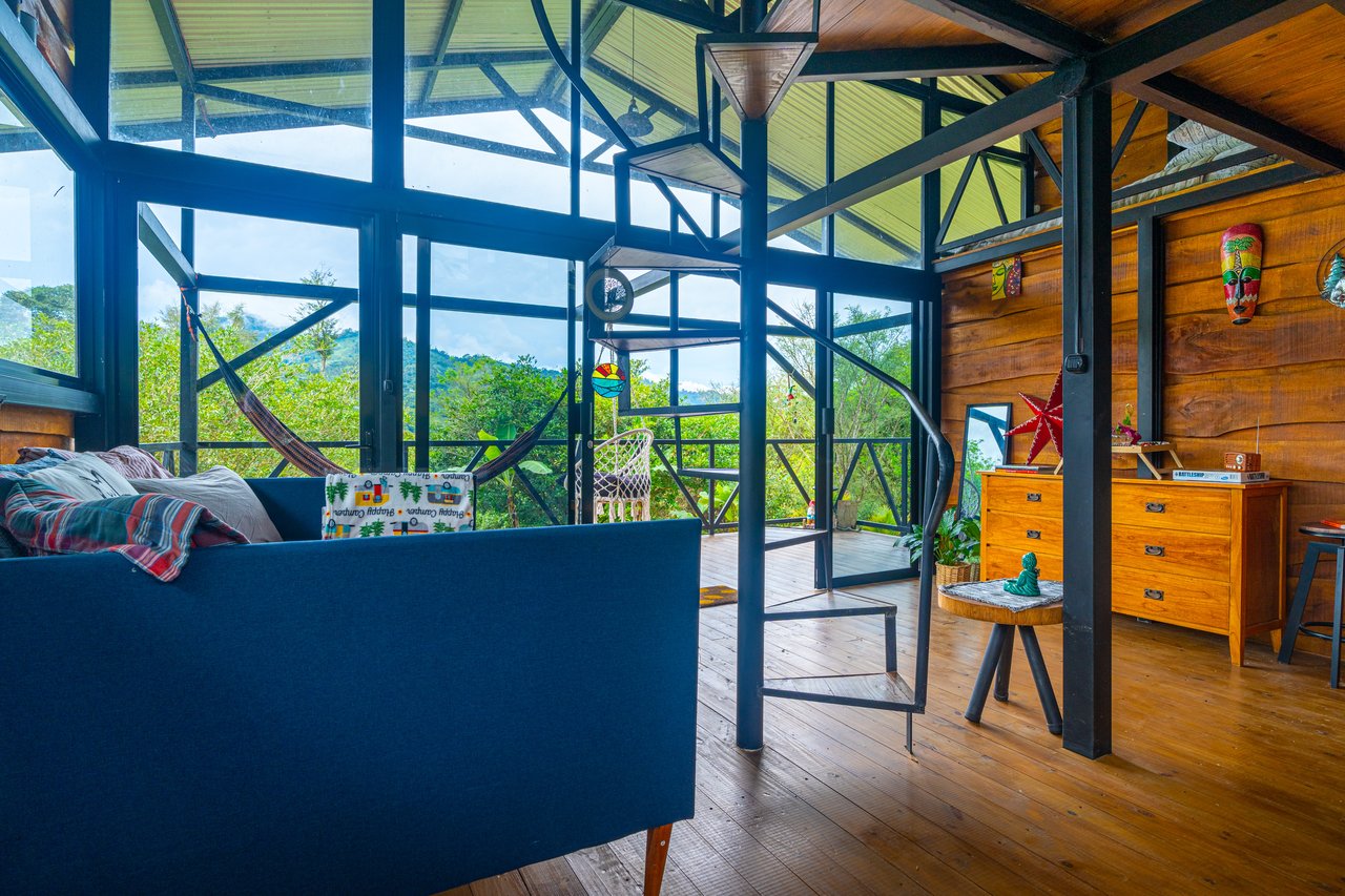 Off Grid Cabin - San Vito with Amazing Mountain Views